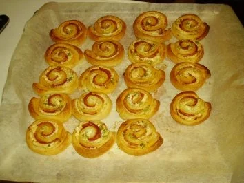 Partyhappen: Salami-Schnecken - Rezept - Bild Nr. 6