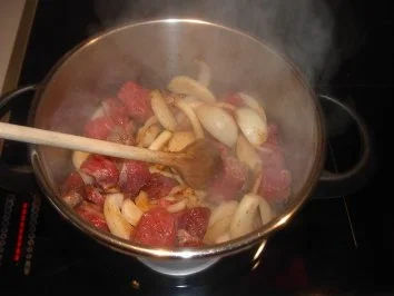 Rezept: Tomaten - Sahne - Gulasch Bild Nr. 2 Tomaten - Sahne - Gulasch - Rezept - Bild Nr. 2