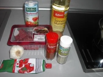 Rezept: Tomaten - Sahne - Gulasch Bild Nr. 3 Tomaten - Sahne - Gulasch - Rezept - Bild Nr. 3