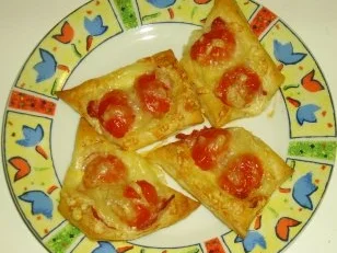 Partyhappen: Tomatenhappen - Rezept