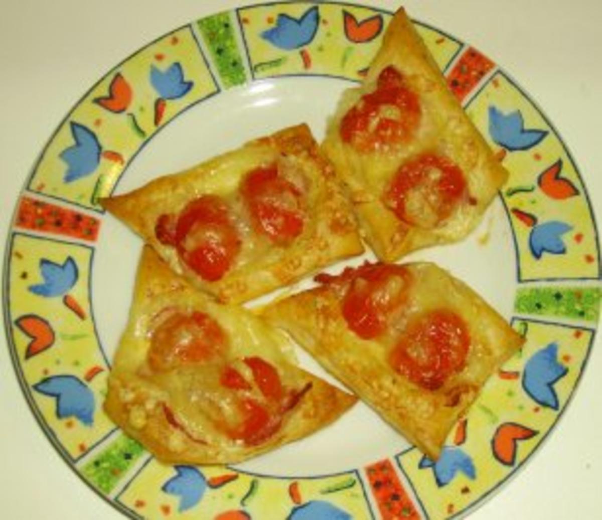 Partyhappen: Tomatenhappen - Rezept mit Bild - kochbar.de