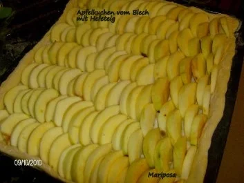 Rezept: Apfelkuchen mit Streuseln Bild Nr. 2 Apfelkuchen mit Streuseln - Rezept - Bild Nr. 2