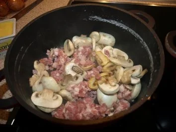 Spätzle-Champignon-Pfanne - Rezept - Bild Nr. 4