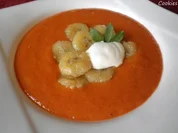 Feurige Bananencremesuppe - Rezept