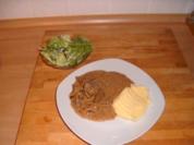Lebergulasch - Rezept
