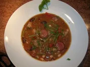 Rezept: Feurig scharfer Bohnentopf - mit 4 Sorten Bohnen - einfach mal was Deftiges Feurig scharfer Bohnentopf - mit 4 Sorten Bohnen - einfach mal was Deftiges - Rezept