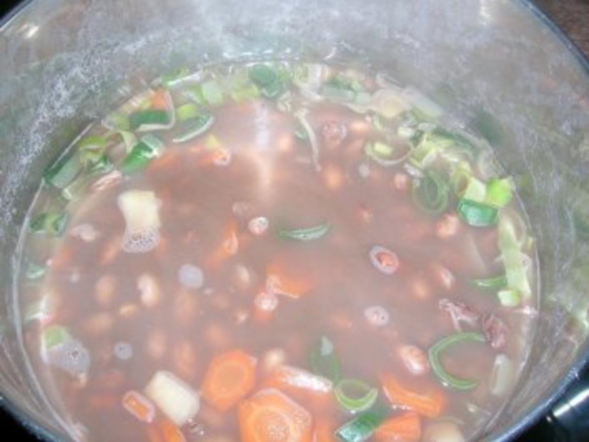 Feurig scharfer Bohnentopf mit 4 Sorten Bohnen einfach mal was Deftiges ... Feurig scharfer Bohnentopf mit 4 Sorten Bohnen einfach mal was Deftiges ...