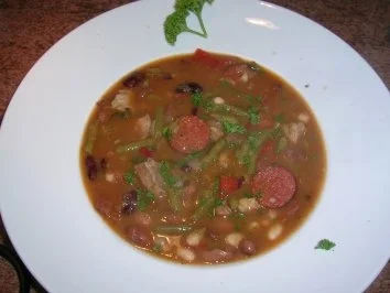 Feurig scharfer Bohnentopf - mit 4 Sorten Bohnen -  einfach mal was Deftiges - Rezept - Bild Nr. 6