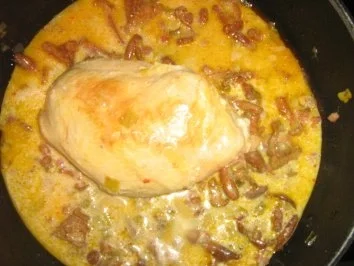 Putenbrust in einer Pfifferlingrahmsoße mit Pfiff - Rezept - Bild Nr. 5