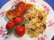 Nussiger Champignon-Reis - Rezept