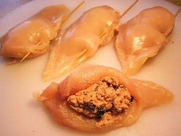 Rezept: Hähnchenfilets - raffiniert gefüllt Bild Nr. 4 Hähnchenfilets - raffiniert gefüllt - Rezept - Bild Nr. 4