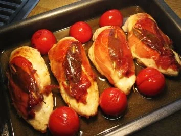 Rezept: Hähnchenfilets - raffiniert gefüllt Bild Nr. 6 Hähnchenfilets - raffiniert gefüllt - Rezept - Bild Nr. 6