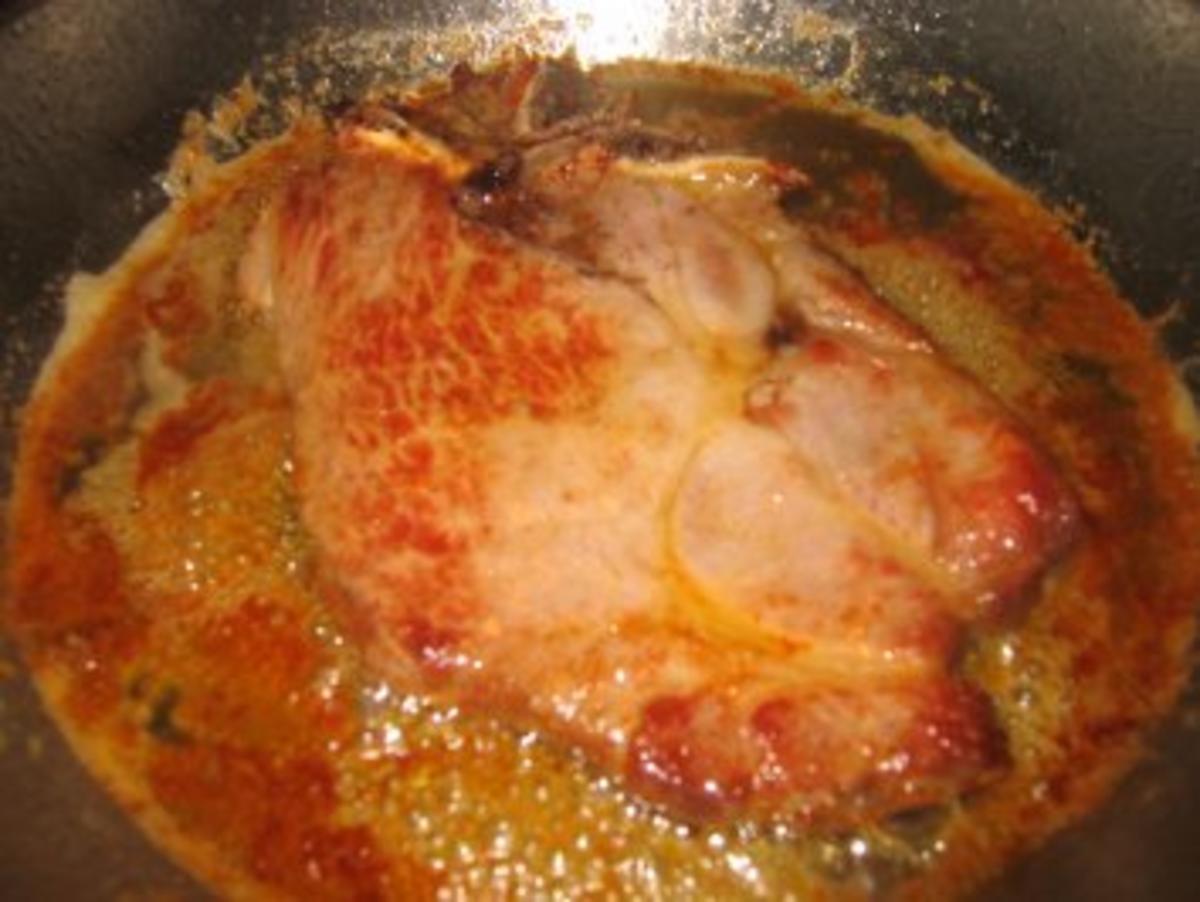 Fleisch: Nackenkotelett in Zwiebel-Käse-Soße - Rezept - Bild Nr. 5