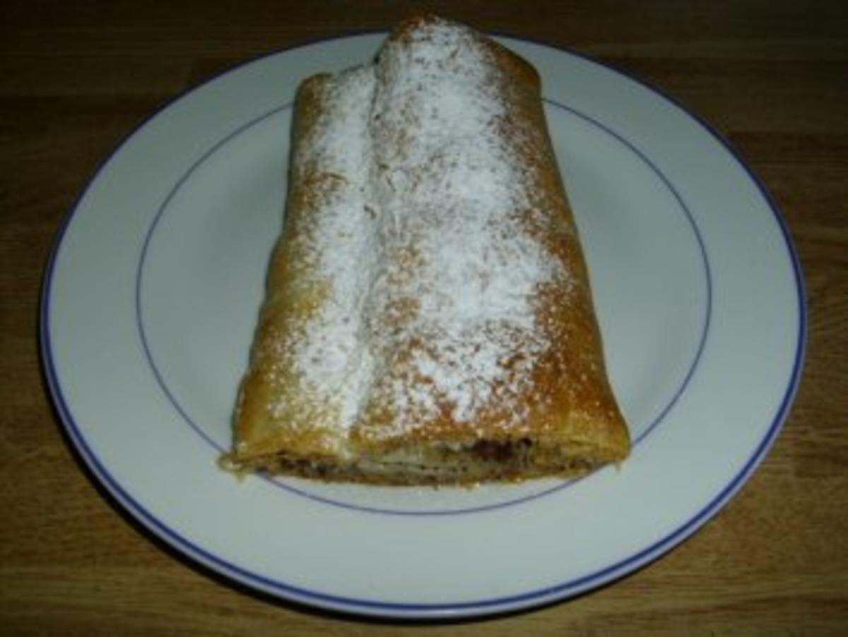 Blätterteigstrudel - Rezept