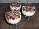 Himbeeren auf Quarkcreme - Rezept