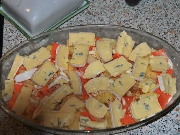 Rezept: Filetsteaks auf Safransahne-Lauch an Kartoffel-Birnengratin... Bild Nr. 5 Filetsteaks auf Safransahne-Lauch an Kartoffel-Birnengratin... - Rezept - Bild Nr. 5