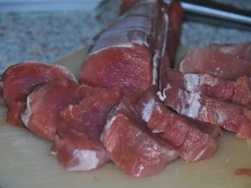 Rezept: Filetsteaks auf Safransahne-Lauch an Kartoffel-Birnengratin... Bild Nr. 9 Filetsteaks auf Safransahne-Lauch an Kartoffel-Birnengratin... - Rezept - Bild Nr. 9