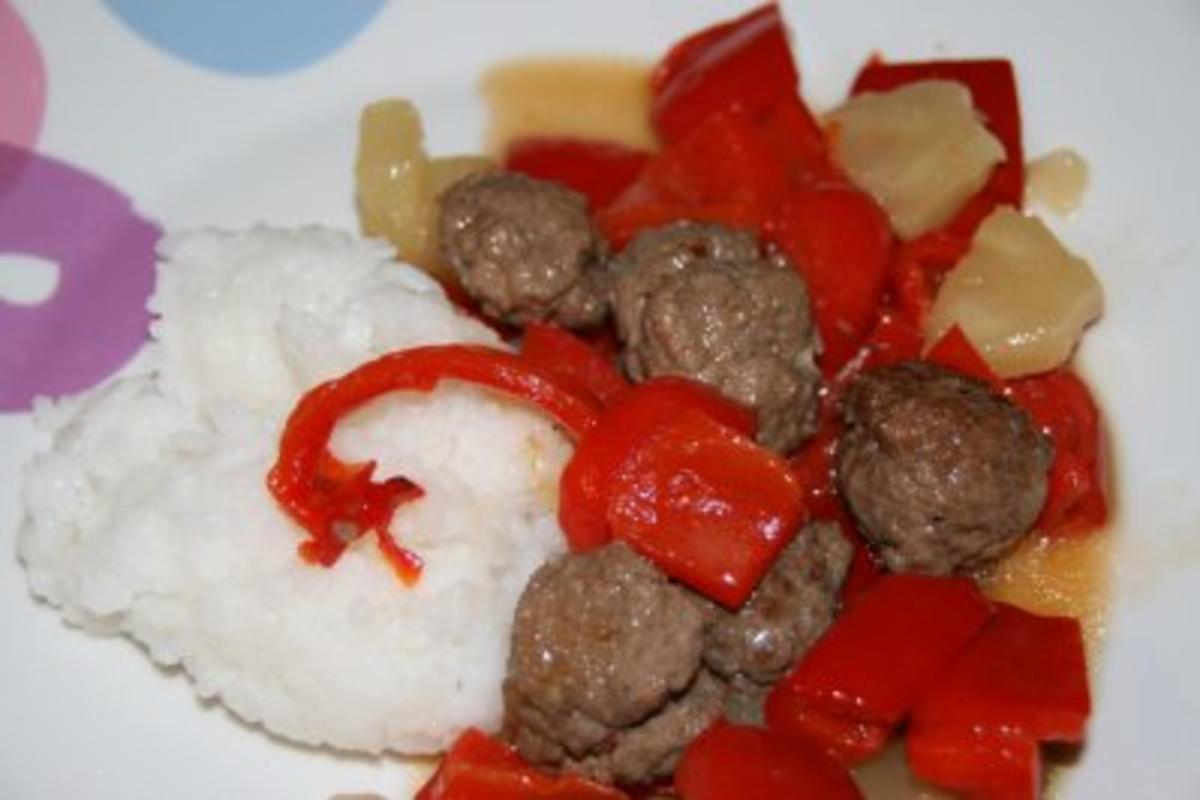 Thailändische Fleischbällchen süß-sauer - Rezept - kochbar.de