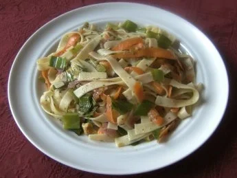 Gemüsenudeln - Rezept