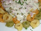 Tortellini mit Käse - Schinkensauce - Rezept