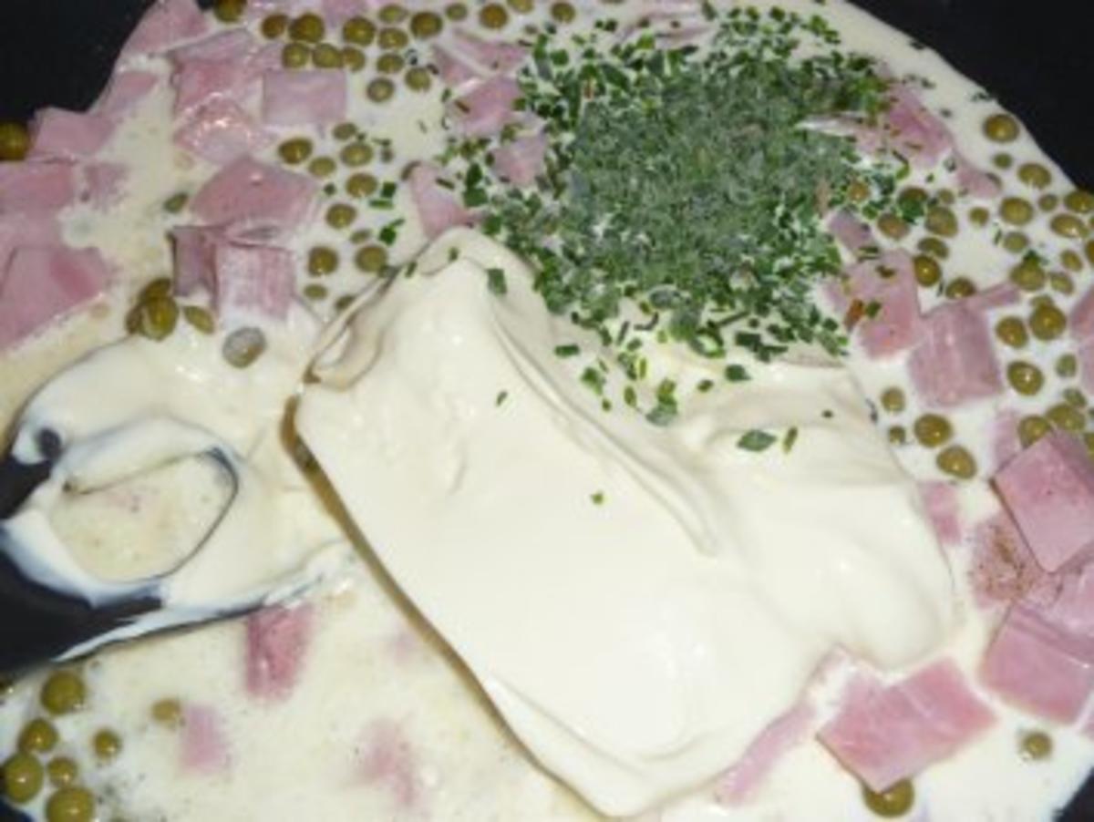 Tortellini mit Käse - Schinkensauce - Rezept - Bild Nr. 3