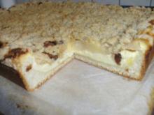 Apfel-Quarkkuchen mit Streusel - Rezept