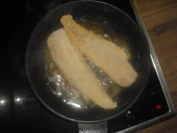 Rezept: Seelachs mit Kartoffeln, Salat und Senfsoße Bild Nr. 3 Seelachs mit Kartoffeln, Salat und Senfsoße - Rezept - Bild Nr. 3