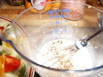 Salat mit Kokosmilch-Joghurt-Dressing - Rezept - Bild Nr. 5