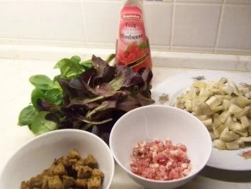 Bicolor-Feldsalat mit Shiiiitaaaake-Pilzen - Rezept - Bild Nr. 2