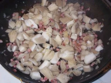 Bicolor-Feldsalat mit Shiiiitaaaake-Pilzen - Rezept - Bild Nr. 3