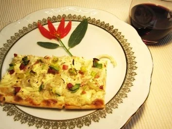 Faulenzer-Flammkuchen - Rezept