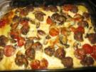 Kartoffel-Champignon-Auflauf mit Hackbällchen - Rezept