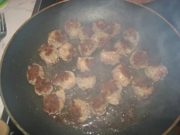 Kartoffel-Champignon-Auflauf mit Hackbällchen - Rezept - Bild Nr. 2