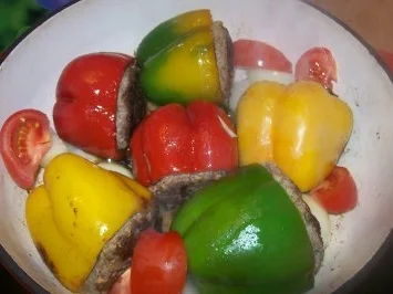 Rezept: Paprikaschote gefüllt Bild Nr. 5 Paprikaschote gefüllt - Rezept - Bild Nr. 5