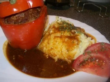 Rezept: Paprikaschote gefüllt Bild Nr. 10 Paprikaschote gefüllt - Rezept - Bild Nr. 10
