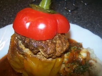 Rezept: Paprikaschote gefüllt Bild Nr. 12 Paprikaschote gefüllt - Rezept - Bild Nr. 12