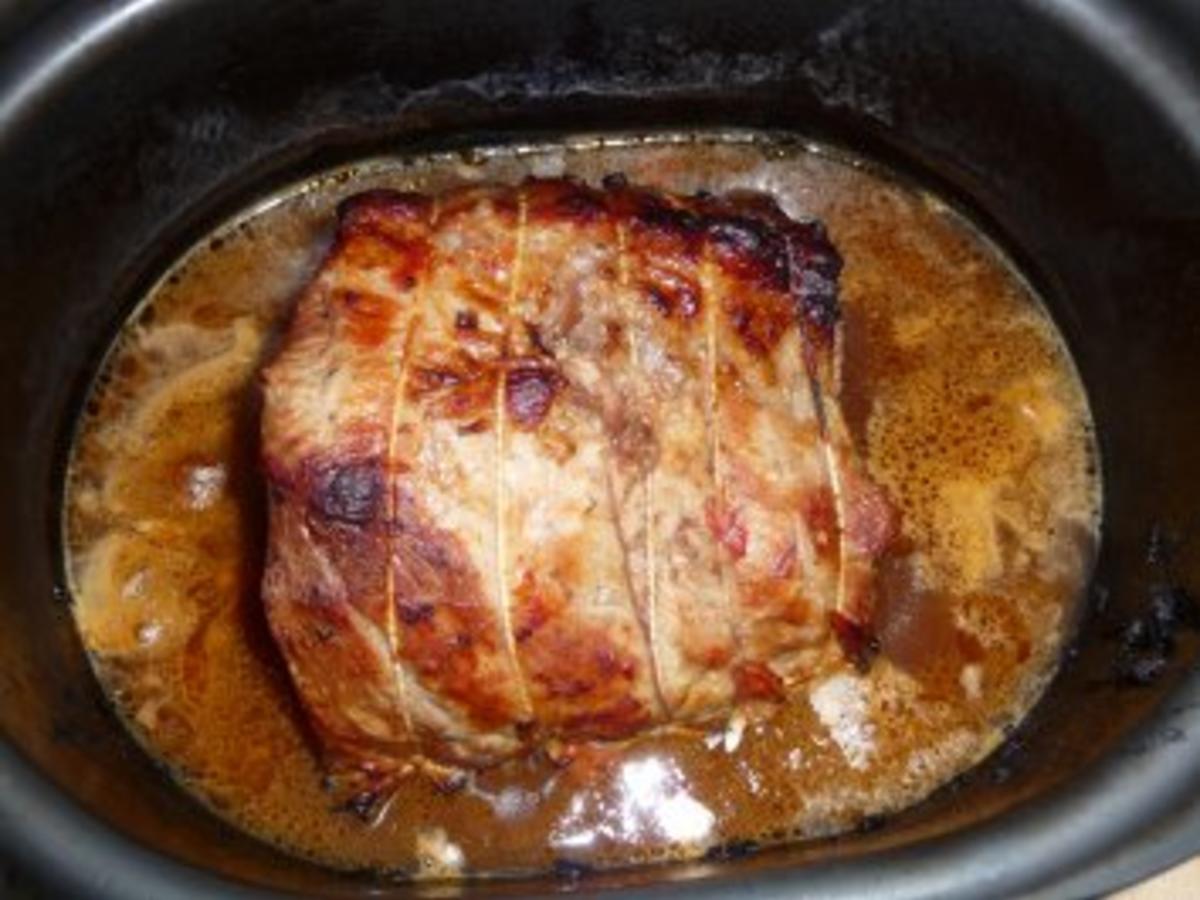 Garzeit Schweinebraten 1 5 Kg Schnellkochtopf Schweinerollbraten - einfach - von eule1997
