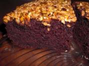 Kleiner gestürzter Schoko-Nusskuchen - Rezept