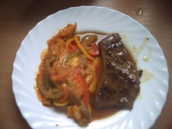 Paprika - Bananen - Gemüse - Rezept