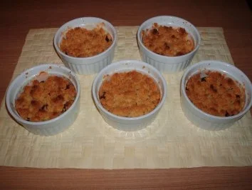 Rezept: Apfel-Cranberry-Crumble Apfel-Cranberry-Crumble - Rezept