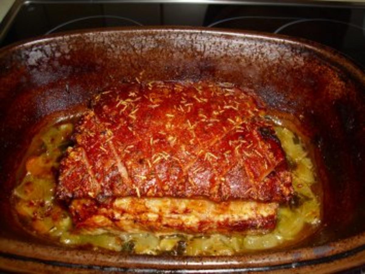 Bilder für Krustenbraten aus dem Römertopf - Rezept