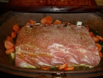 Krustenbraten aus dem Römertopf - Rezept - Bild Nr. 3