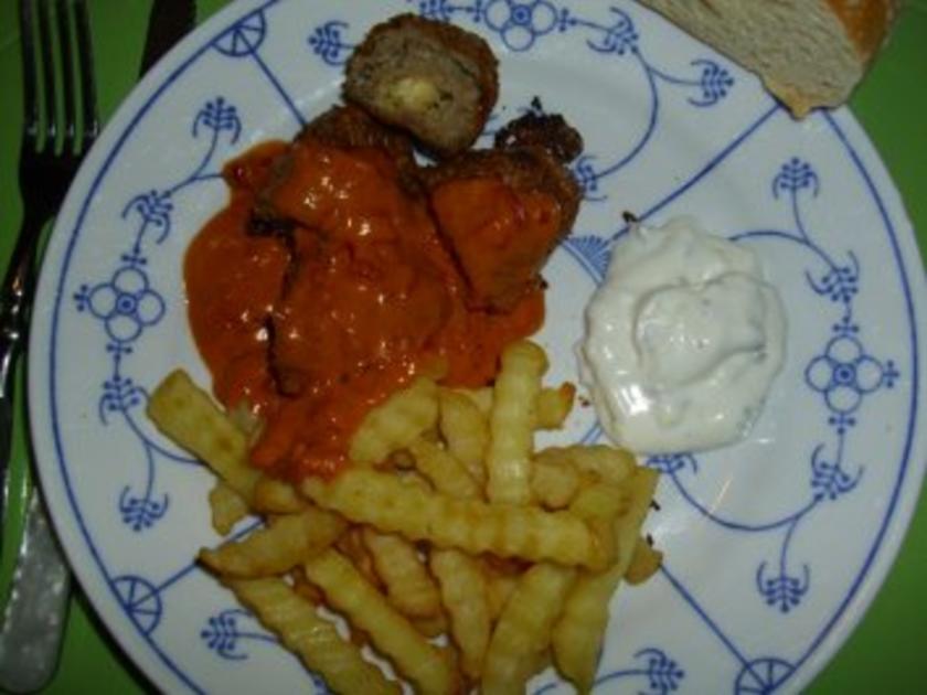 Mein Bifteki mit Metaxasoße - einfach - 253 kcal/100g
