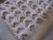 Weihnachtsbäckerei-Mandel-Vanille-Bögen - Rezept