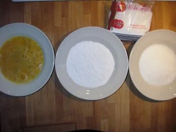 Rezept: Hähnchenbrustfilet in Kokospanade Bild Nr. 2 Hähnchenbrustfilet in Kokospanade - Rezept - Bild Nr. 2