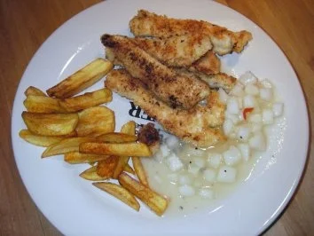 Rezept: Hähnchenbrustfilet in Kokospanade Bild Nr. 5 Hähnchenbrustfilet in Kokospanade - Rezept - Bild Nr. 5