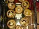 Champignons mit Knoblauch überbacken - Rezept