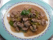 Nierchen mit Paprika und Weisswein - Rezept