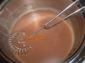 Marzipan - Mousse an Schokosoße - Rezept - Bild Nr. 3