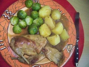 Fleisch - Kaninchenbraten - Rezept - Bild Nr. 2